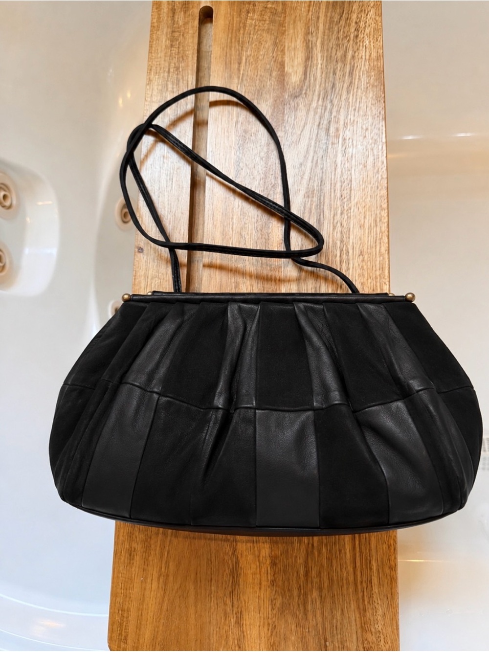 Clare V Belle - Black Suede & Nappa NWT